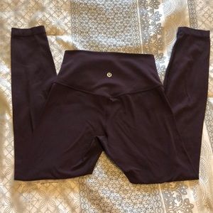 Lululemon Black cherry Align leggings size 4